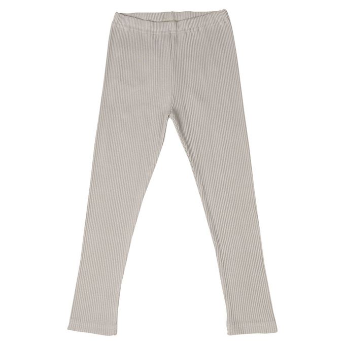 akachan honpo - 10分內搭褲-羅紋-灰色