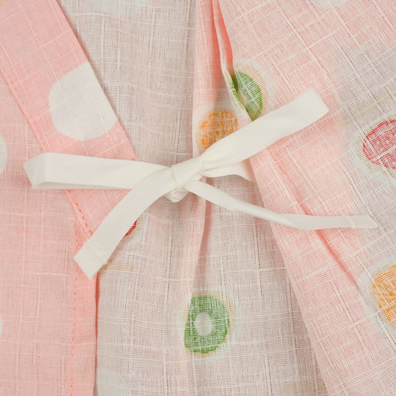 akachan honpo - 兩件式甚平-水果大福-粉紅色