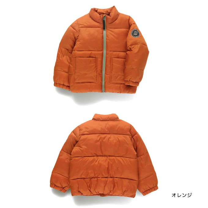 日本 BRANSHES - 酷帥又保暖輕盈鋪棉外套-軍綠x棕