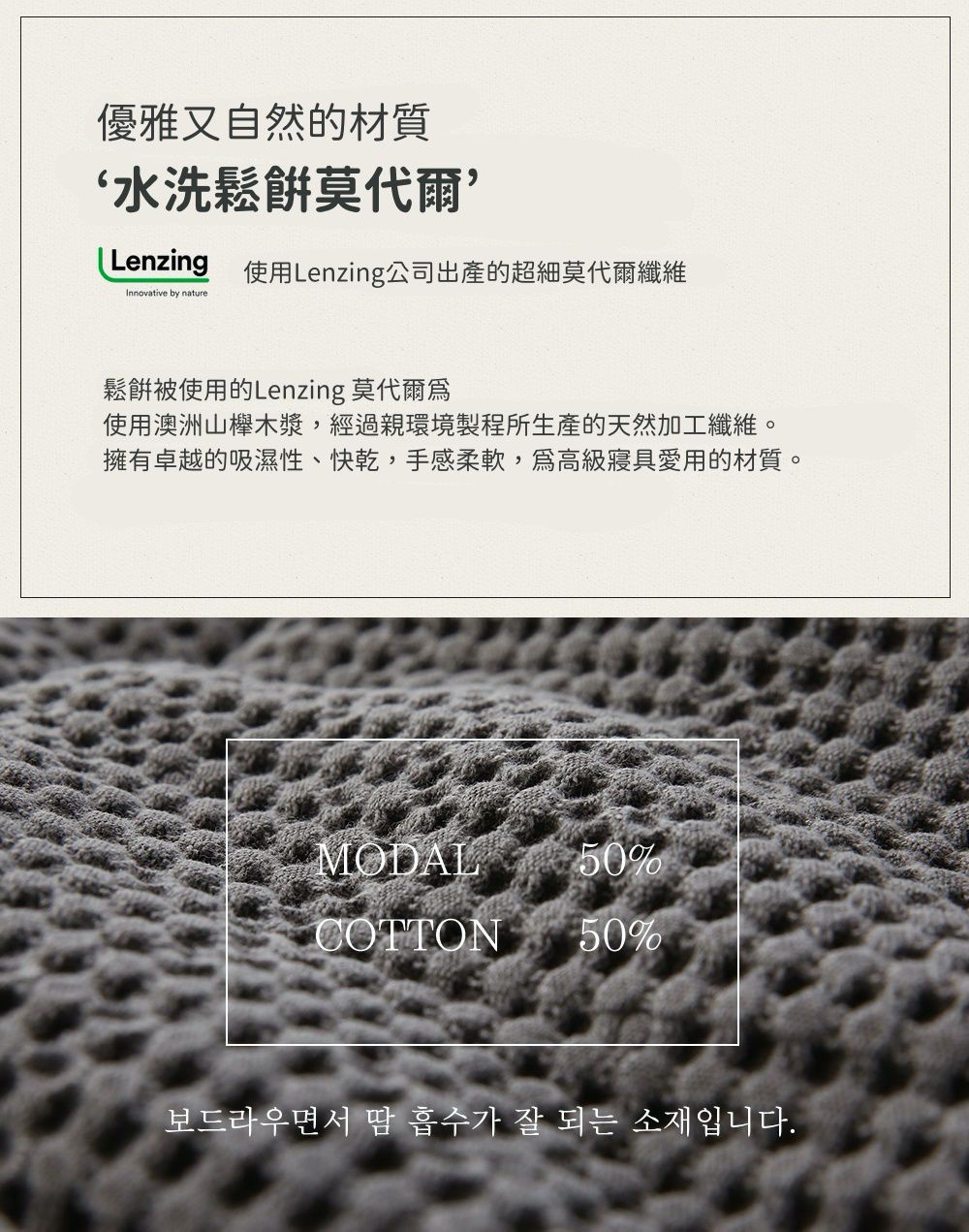 韓國 Maatila - 天絲莫代爾鬆餅被毯-藍莓