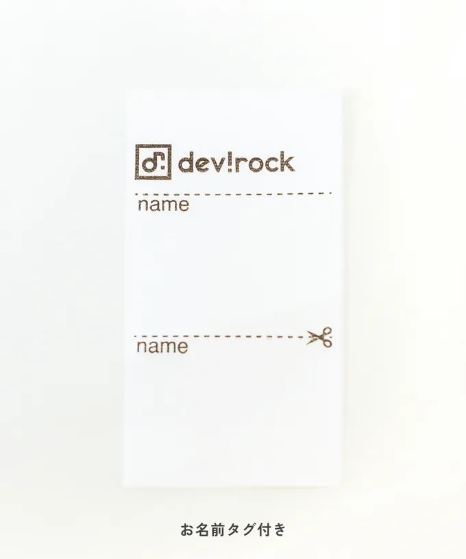 日本 devirock - 英文LOGO寬鬆感落肩長袖大學T-橘