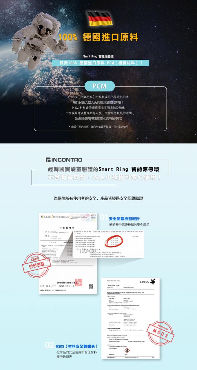 Smart Ring - 智慧涼感環-蘋果綠-多尺寸可選