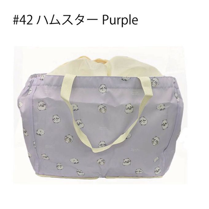 日本 Chepeli - 超大容量保溫保冷購物袋(可折疊收納)-長尾山雀-藍 (約29x52x24cm)