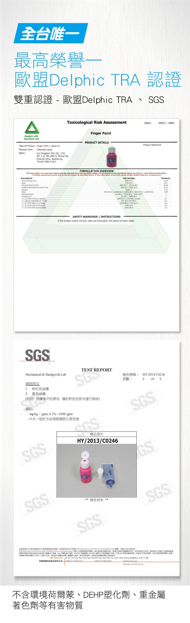 MIT彩繪系列【LOVINK】手指塗鴉顏料