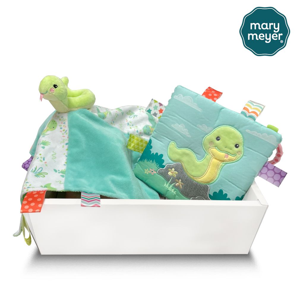 叢林羞羞蛇經典禮盒-安撫巾+沙沙紙