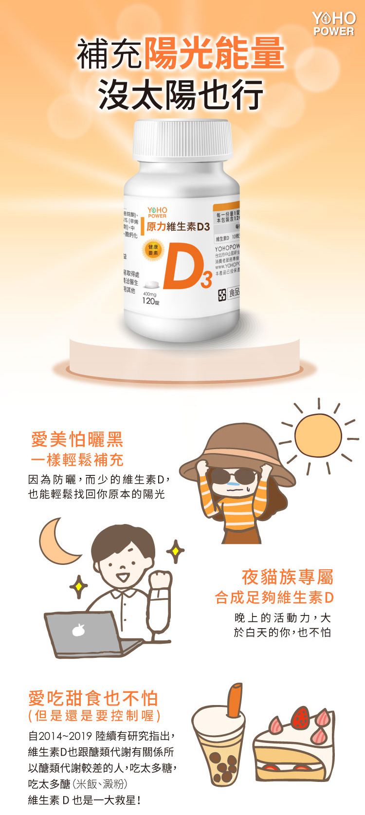 1元試吃ｘ獨家優惠組【悠活原力】多醣體咀嚼錠ｘ敏立清益生菌