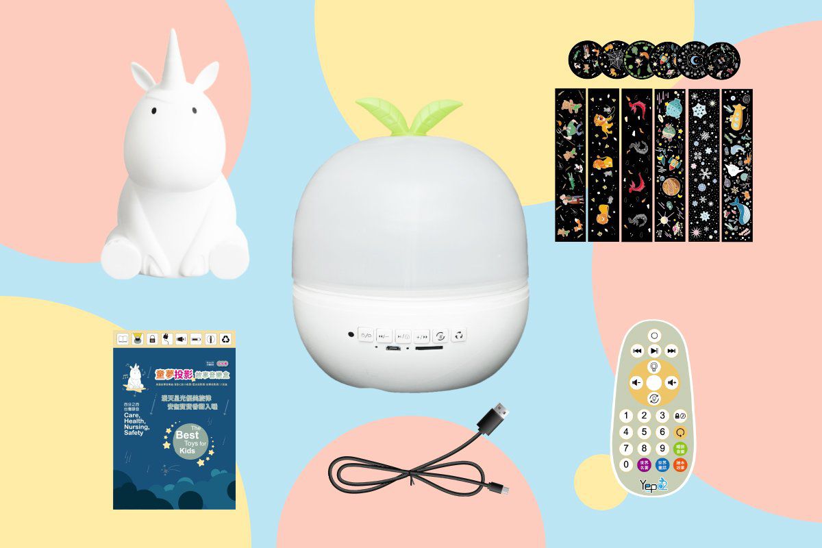 100%台灣錄音 × 上百首故事【Yep2芽比兔換幻動物故事燈】