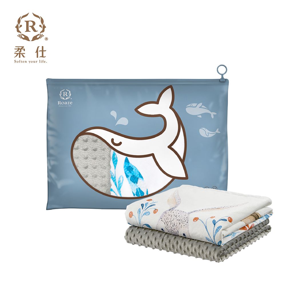 【Roaze】舒眠豆毯 (厚)-機靈玉兔 袋裝