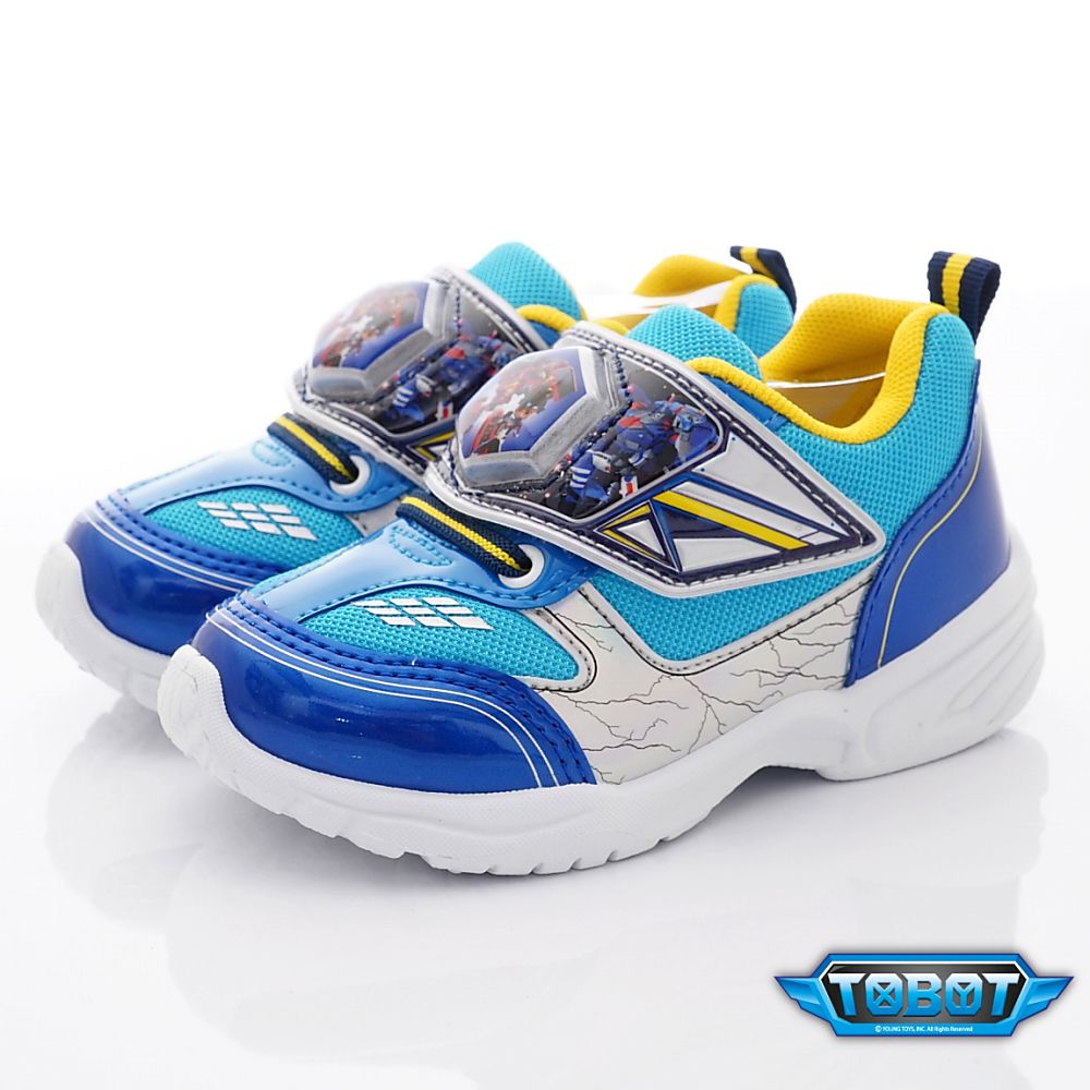 機器戰士TOBOT - 台灣製機器戰士電燈鞋款(中小童段)-運動鞋-藍