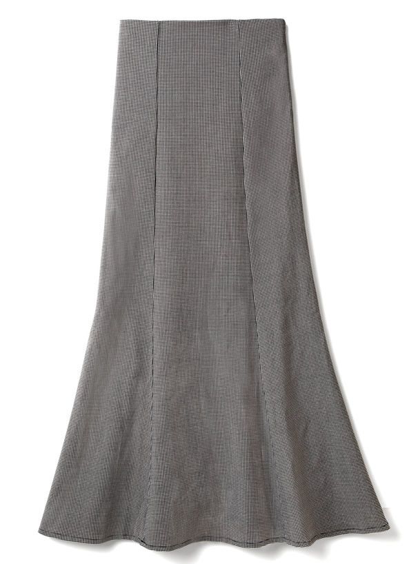 日本 GRL - 後腰綁帶設計修身魚尾長裙-蘋果綠