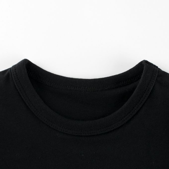 短袖棉T-繽紛熊熊-黑色