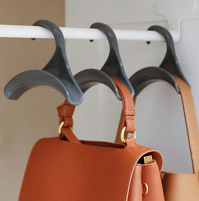 日本霜山 - 無痕多用途絲巾/領帶/包包收納掛勾-3入