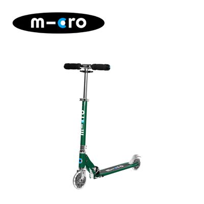 Micro - 瑞士 Sprite LED輪 輕量版青少年滑板車-森林綠