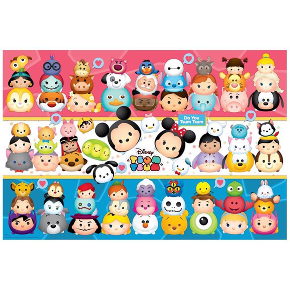 Disney  Tsum Tsum 揪愛疊一起拼圖1000片