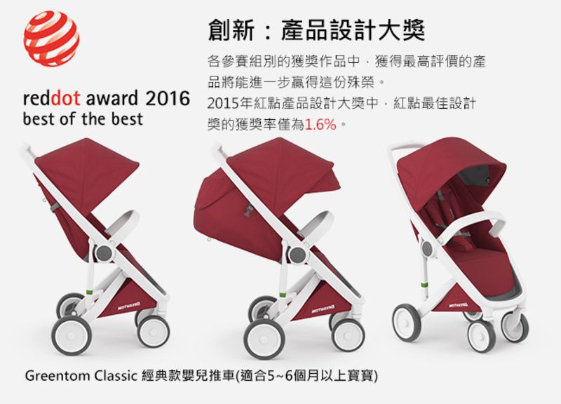 顏色自由配【荷蘭 Greentom】嬰兒推車