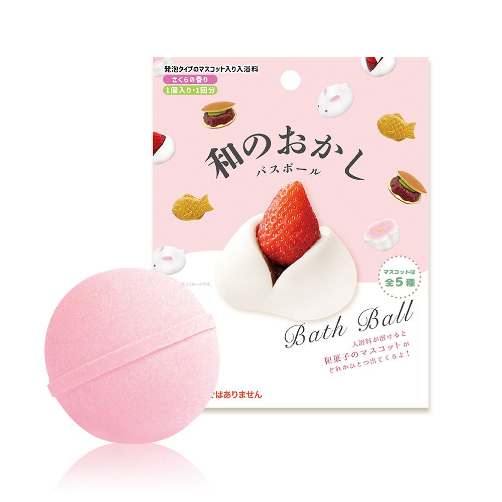 日本 NOL - 和風甜點入浴球X5-隨機