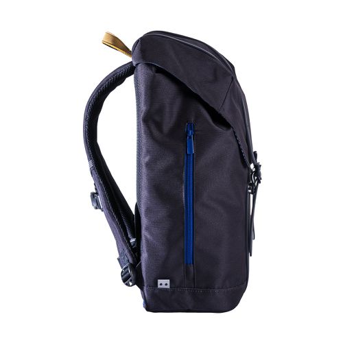 Retro輕量護脊書包-斜紋黑 (30L)