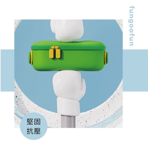 環保輕量時尚化妝包-綠色麥田