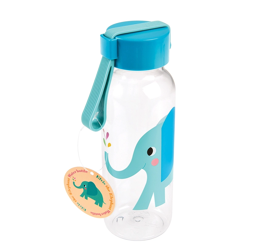 英國 Rex London - 直飲式水瓶(成人/兒童適用)-藍色大象(340ML)