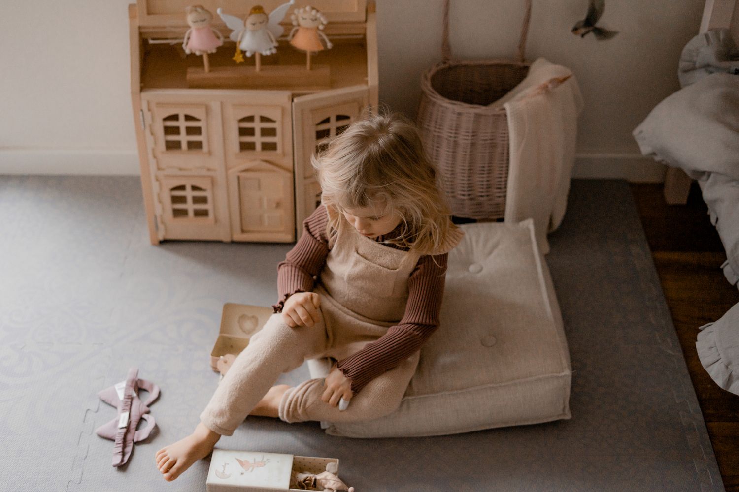 德國 toddlekind - 波斯風系列遊戲地墊-淡紫灰-一組6片