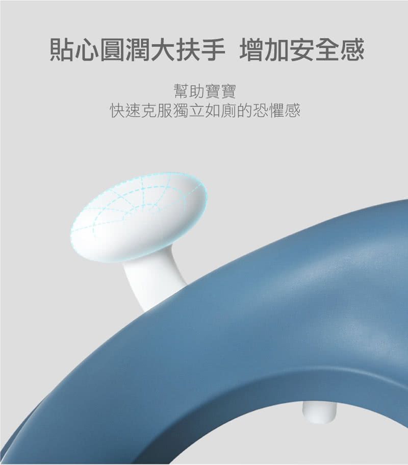 Babyhood - 小怪獸PU軟墊座便圈-紫紅色