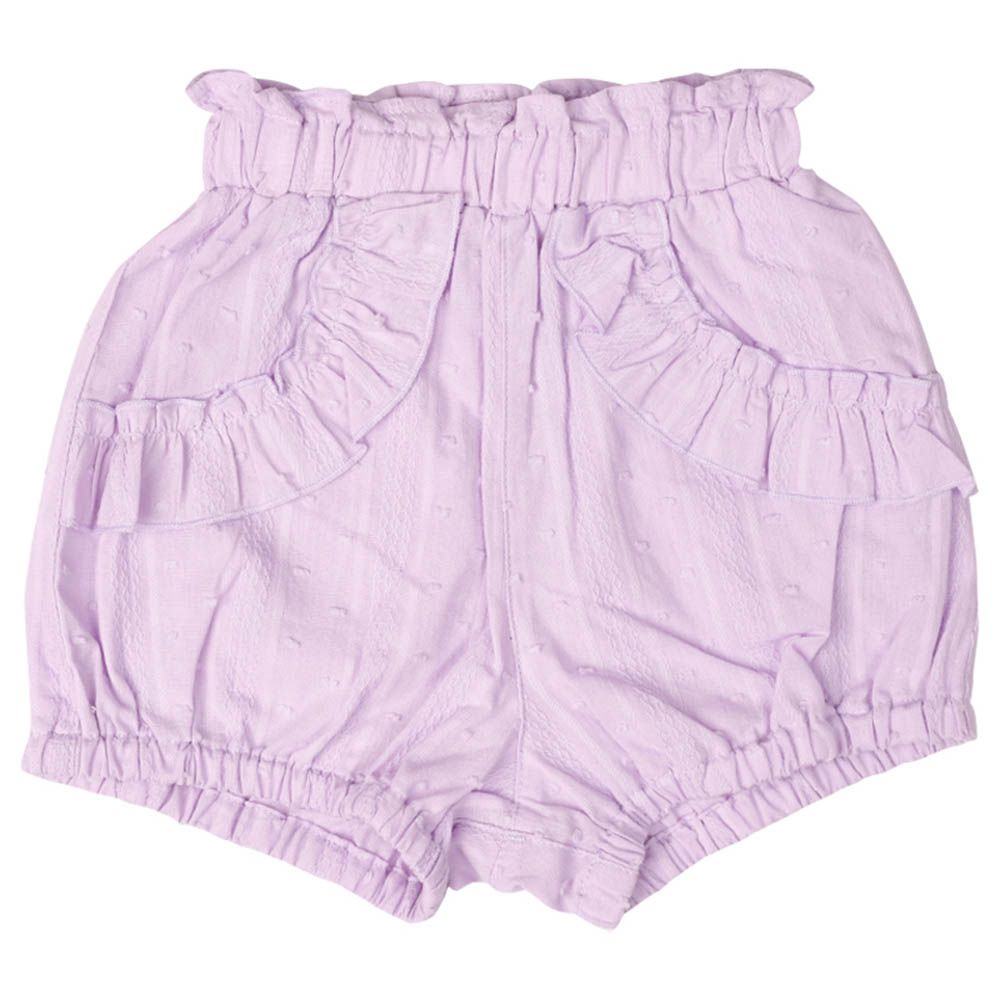 南瓜褲-小緹花-粉紅色