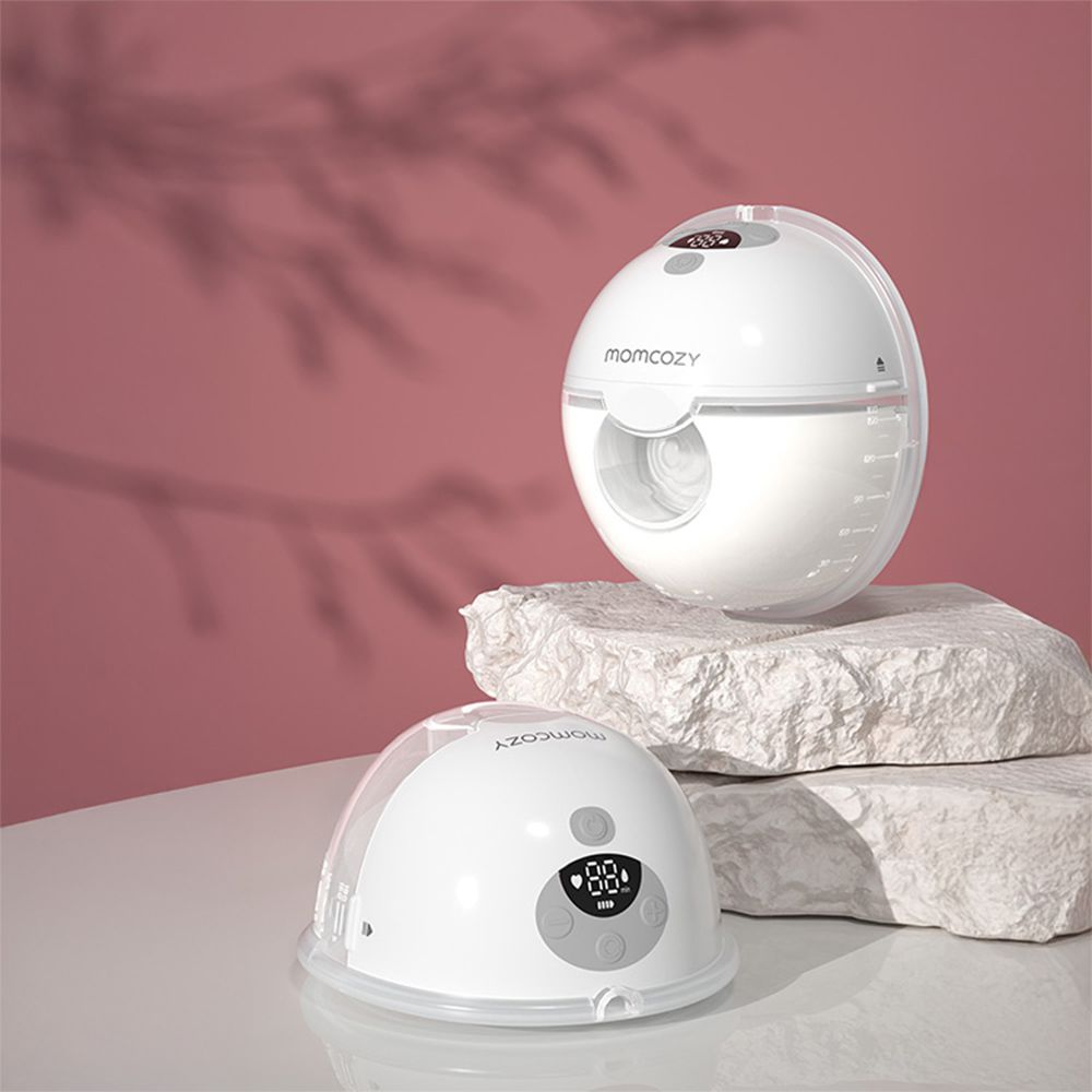 M5擬真親餵隱形 免手持穿戴式電動吸乳器(贈收納包+3尺寸襯墊)