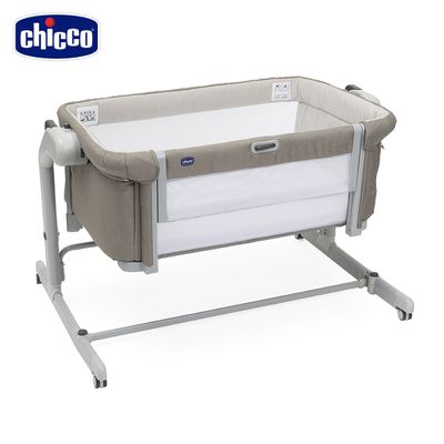 義大利 chicco - Next2Me Magic Evo多功能親密安撫嬰兒床邊床-沙漠棕