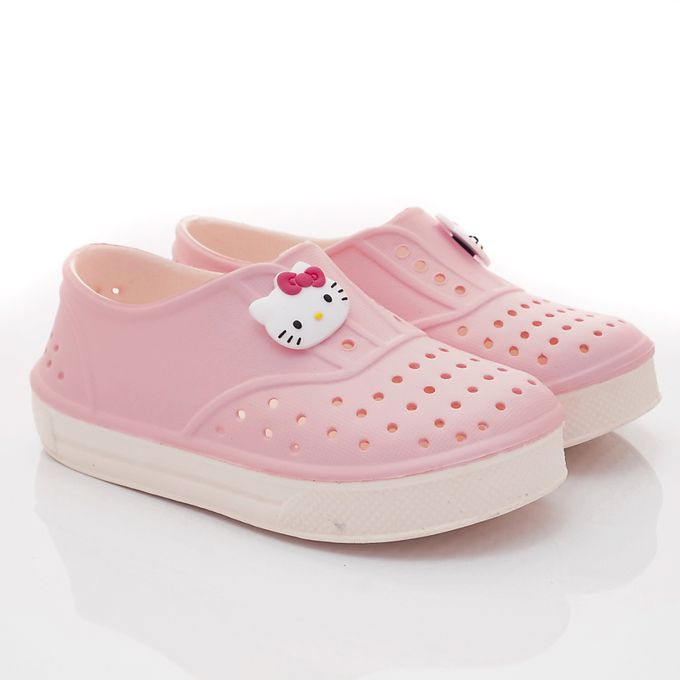 HELLO KITTY - HELLO KITTY超輕洞洞休閒款 823637粉(中小童段)-休閒鞋-粉