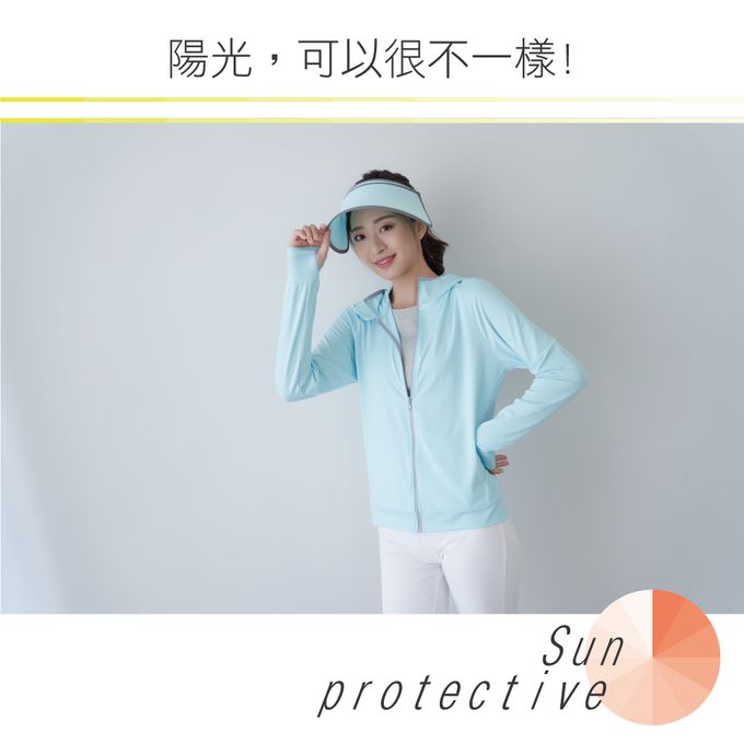 貝柔 Peilou - UPF50+光肌美顏遮陽帽-湖綠