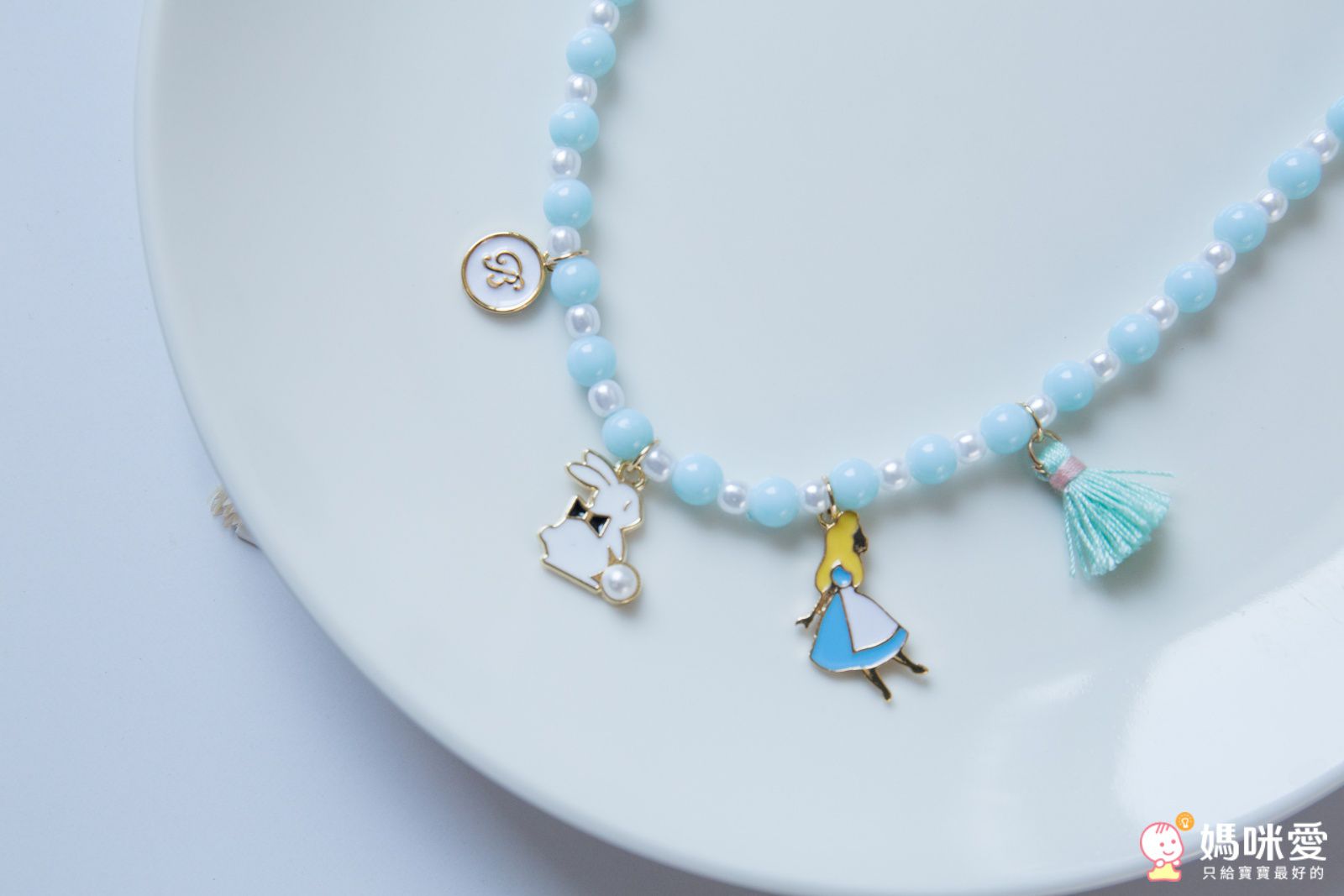 韓國 Babyblee - 童話耳夾-愛麗絲-藍