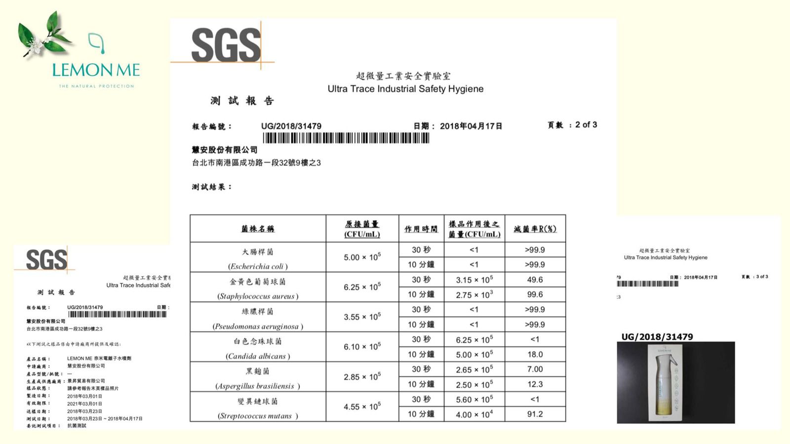 可清潔手部！LEMON ME 奈米電離子水噴劑，抗菌99.9%