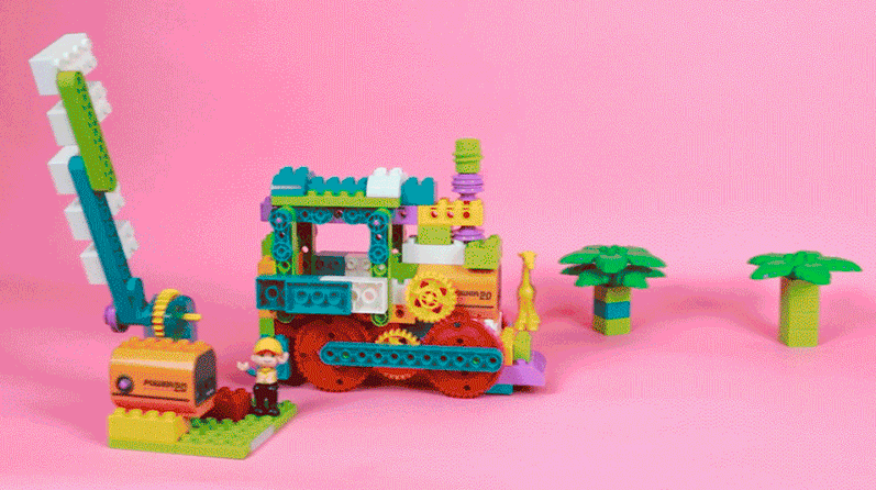 昌兒 - 幼兒動力積木教育套裝(含收納盒)