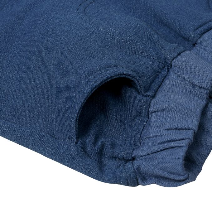 akachan honpo - 10分經典褲-毛圈內裡 一般合身款-藍色