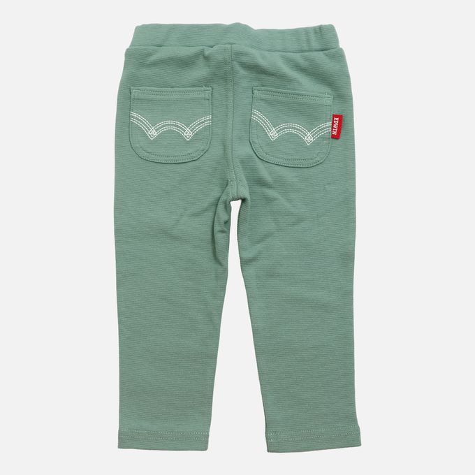 日本 Chil2 - EDWIN聯名 超彈性伸縮長褲-天藍