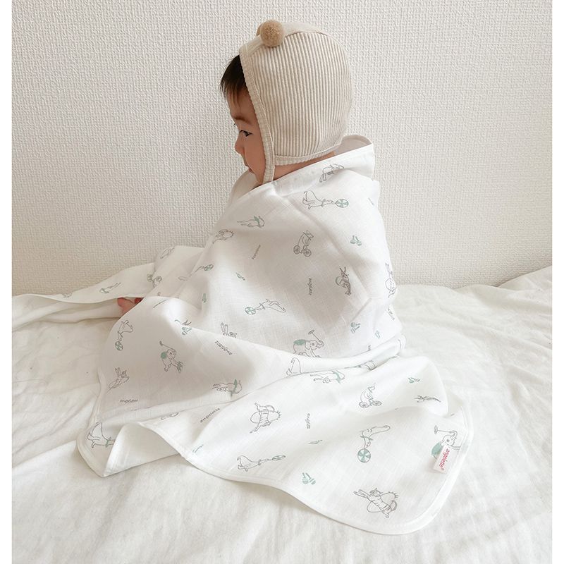 akachan honpo - angelette棉紗被-米白色 (70×100cm)