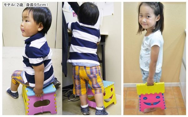 ★是收納箱也是玩具★ 日本 U-COMPANY 童趣收納箱Ｘ折疊小凳子