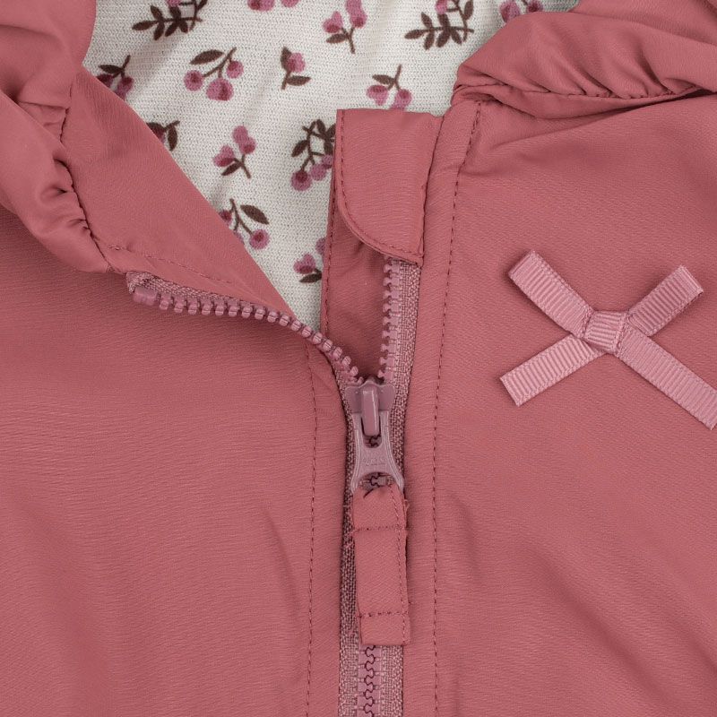 akachan honpo - 防潑水夾克-酒紅色