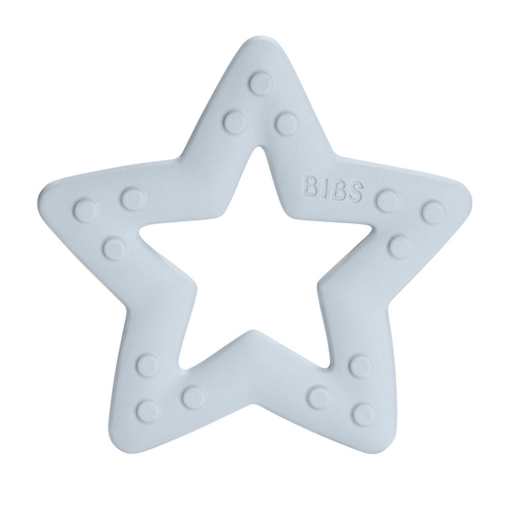 丹麥BIBS - Bitie固齒器-星星嬰兒藍