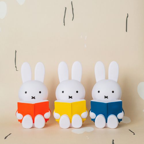 Miffy 米菲兔閱讀公仔存錢筒-中號-黃色