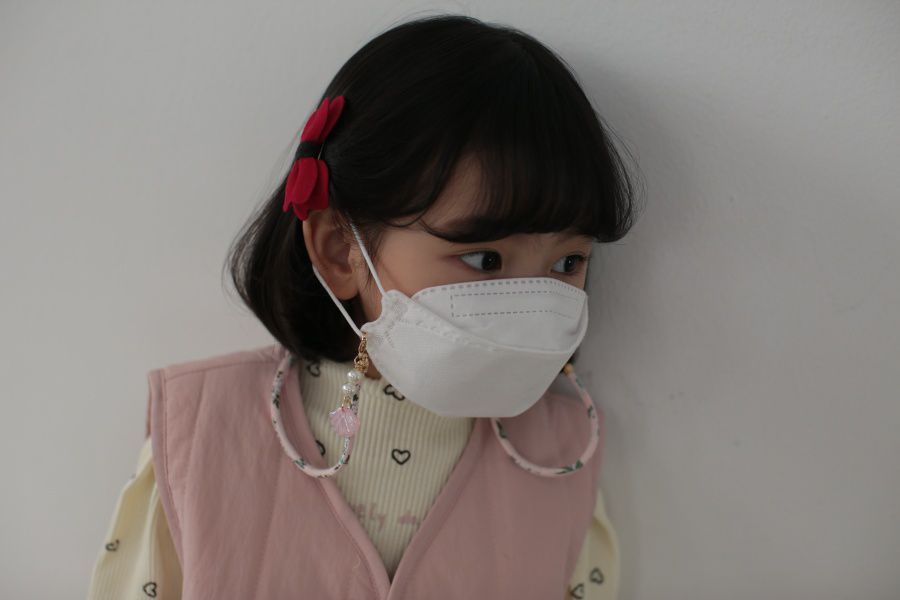 韓國 Dalla - 口罩項鍊-蘋果