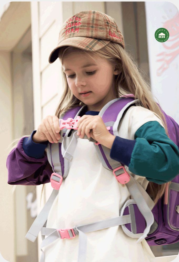 kocotree - 減壓大容量護脊書包-小碼-銀河大冒險藍