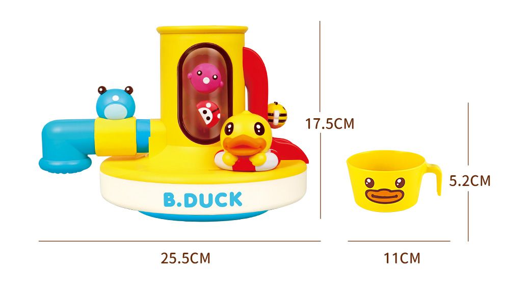 B.Duck 小黃鴨 - 戲水龍頭洗澡玩具-36個月以上