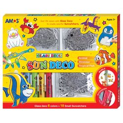 韓國 AMOS - 6色壓克力模型版DIY玻璃彩繪膠-SC款