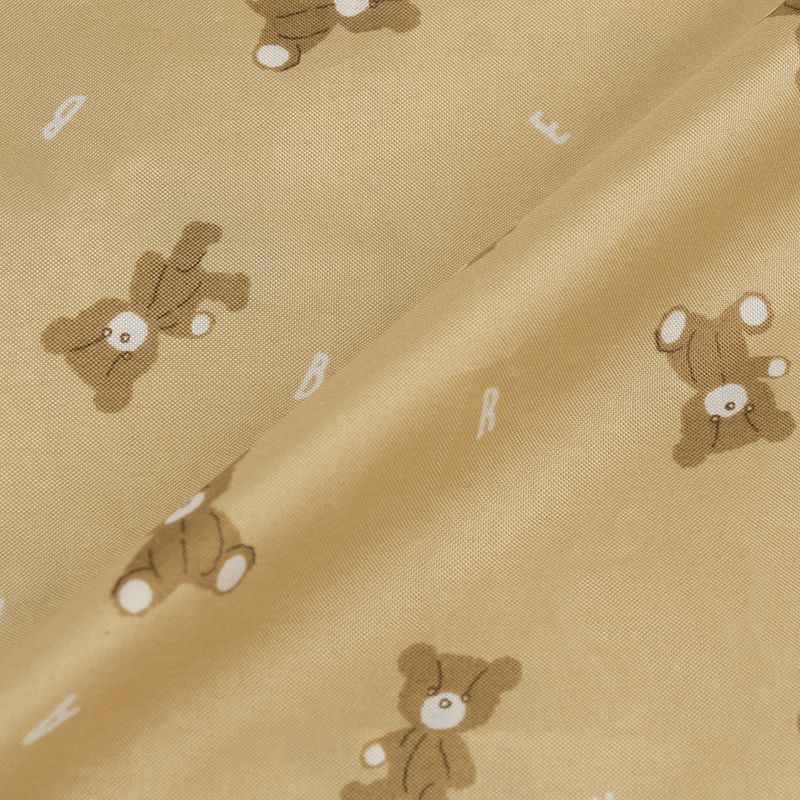 akachan honpo - 短斗篷式雨衣-小熊-淺卡其色 (80~95cm)