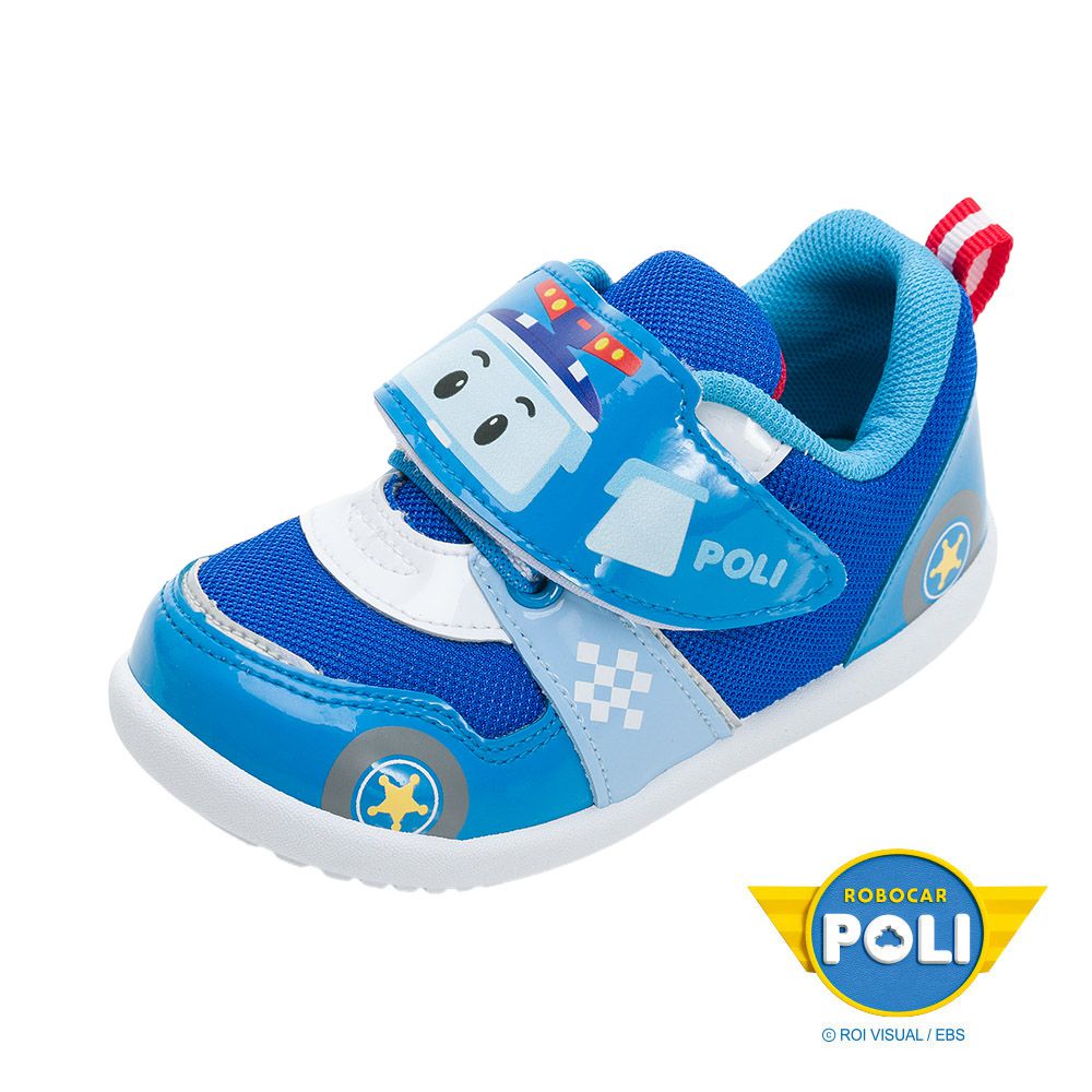 POLI 波力救援小英雄 - POLI 童鞋 休閒運動鞋 POKB34206-抗菌防臭輕量-藍-(小童段)