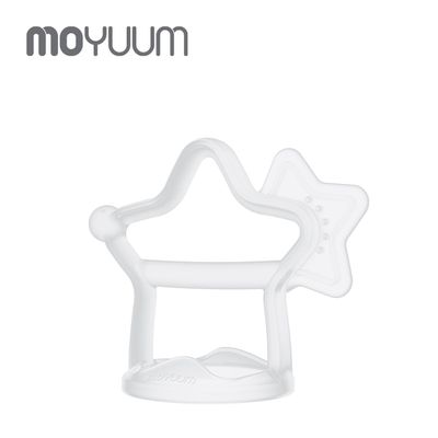 韓國 MOYUUM - 白金矽膠手環固齒器-小星星-透明原色