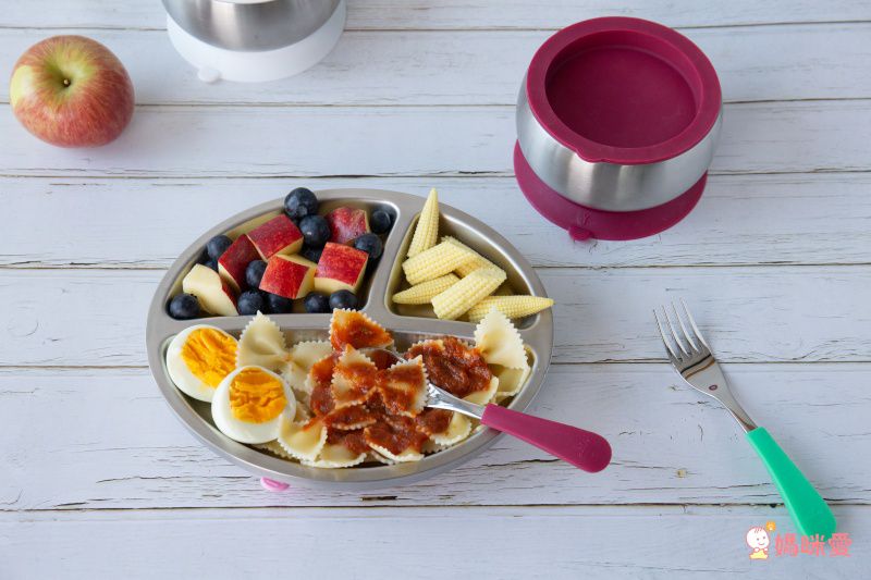 用到小學沒問題【Avanchy】分隔吸盤餐盤，自主吃飯首選