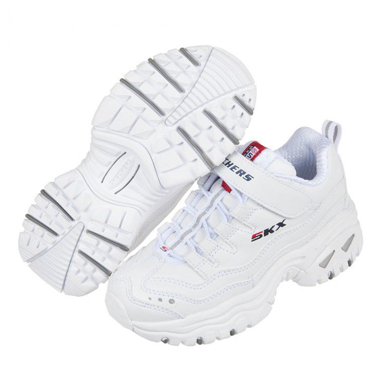 SKECHERS - 老爹鞋SKX白色兒童運動鞋