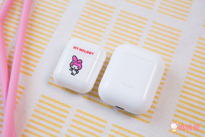 日本 Hashy - 便攜型矽膠吸管兩入組(附收納盒+清洗刷)-大耳狗-白 (直徑7mm*18.5cm)